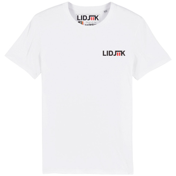 T-shirt unisexe LIDJIIK blanc T-shirt unisexe LIDJIIK blanc