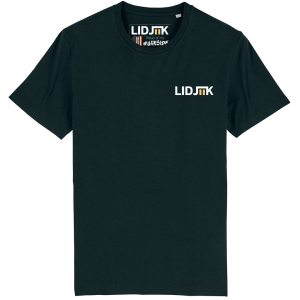 T-shirt unisexe LIDJIIK noir T-shirt unisexe LIDJIIK noir